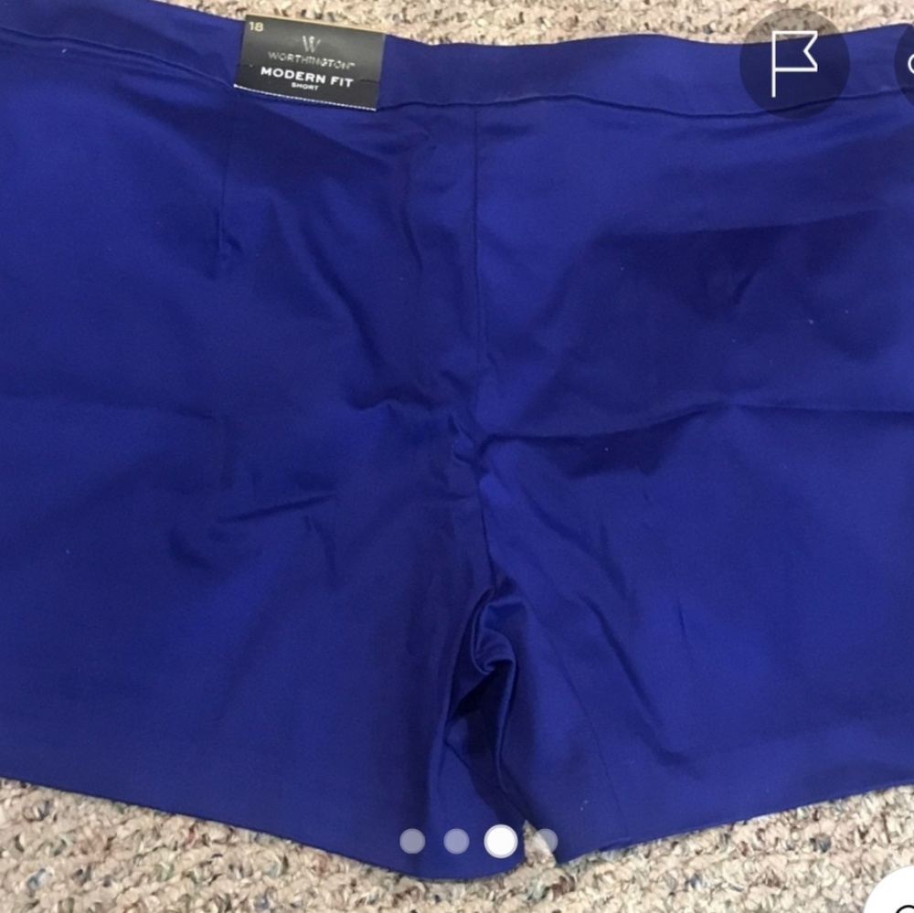Worthington Blue shorts size 18